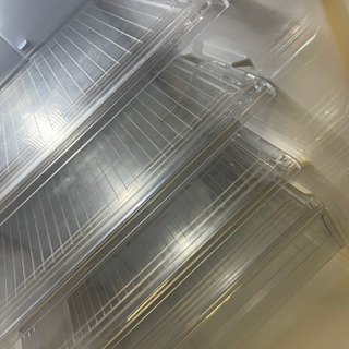 s0325-4 訳あり現状品　SHARP ノンフロン冷凍冷蔵庫　SJ-W351D-S 350L シルバー　両開き　2018年製