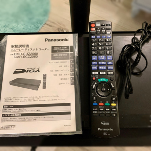 （商談中）2018年製Panasonic ブルーレイ DIGA DMR-SCZ2060