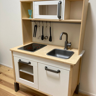 【お取引中】IKEA DUKTIG・おままごとキッチン&調理器具セット