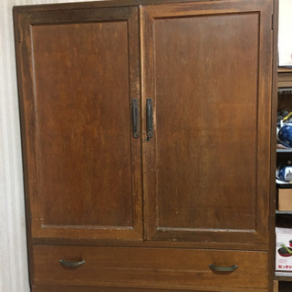 （値下げ）昭和時代の木製戸棚
