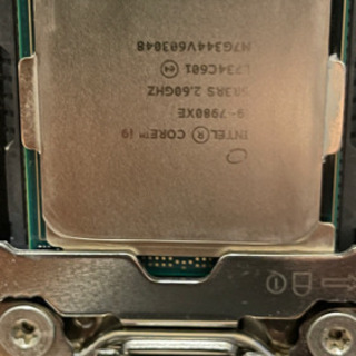 Intel Core i9 7980XE 付きマザボセット　動作確認済みです
