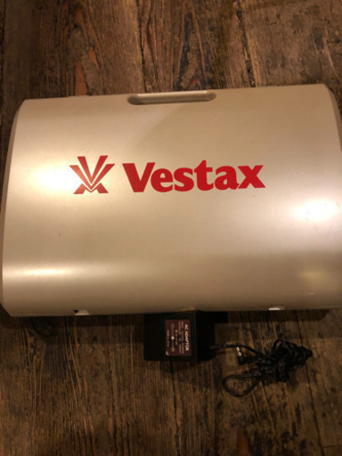 お更に値下げ♪^_^VESTAX ポータブルレコードプレイヤー　handy trax