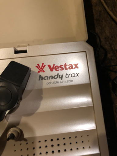 お更に値下げ♪^_^VESTAX ポータブルレコードプレイヤー　handy trax