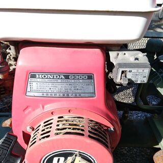 エンジン式エアーコンプレッサー（プロ仕様・ダブルタンク）現状品に付き格安！即決の方優先。メール下さい。