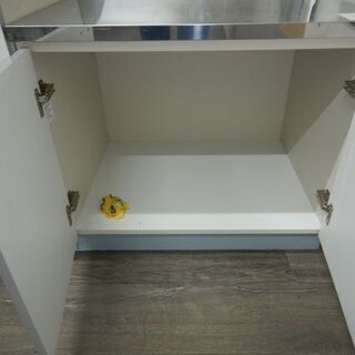 流し台　クリナップクリンプレティー　シンクW1000 ガス台W700