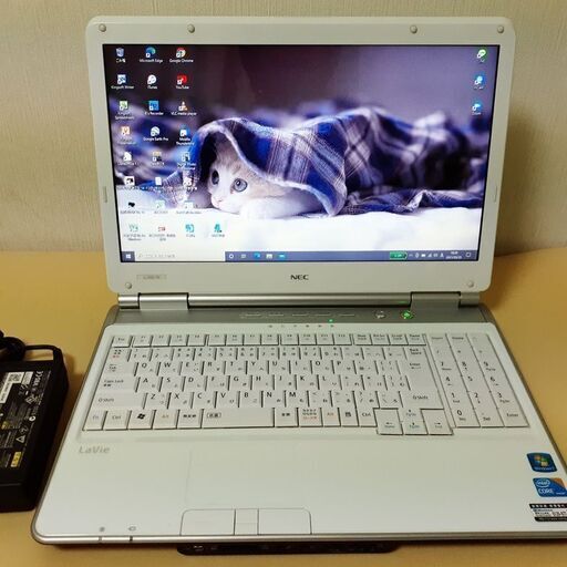 【取引中です】☆SSD＋HDDのデュアルPC☆　NEC　LaVie　15インチ　ホワイトメタ　Wi-Fi　マルチ　Windows10　④