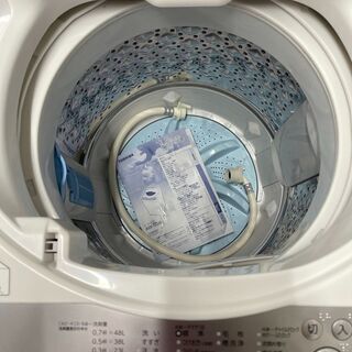 ■都内近郊無料で配送、設置いたします■2019年製　東芝　洗濯機　5キロ　AW-5G6■TO01