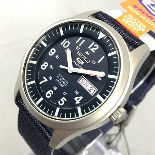 SEIKO セイコー5 スポーツ メカニカル 裏スケ デイト 4R36-08L0-