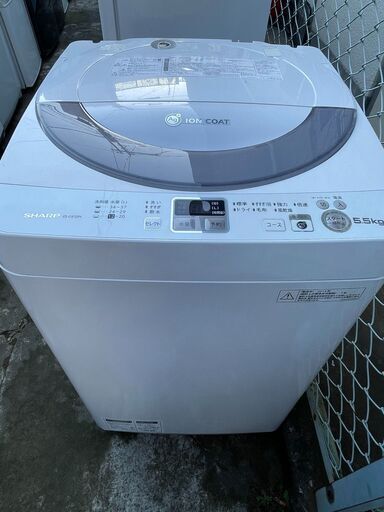 ■都内近郊無料で配送、設置いたします■2014年製 洗濯機 SHARP 5.5キロ ES-GE55N■SH01