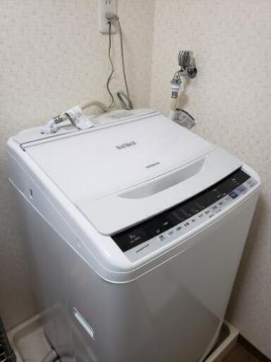 日立 HITACHI ビートウォッシュ BW-V80B ホワイト-