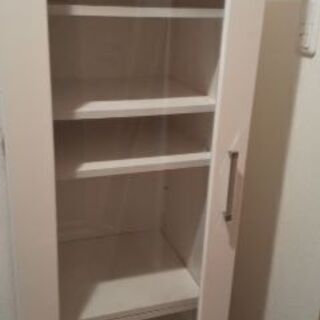 【ネット決済】食器棚　ホワイト色