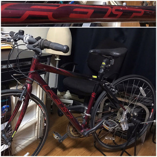 フェルトFELTクロスバイク定価7万円程24段変速アルミ軽量スポーツ自転車