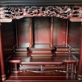 中国　唐木紫壇製　細密彫刻　霊芝　根付　置物　M　R6567E 中国 唐木紫壇製 細密彫刻 霊芝 根付 置物 M R6567E