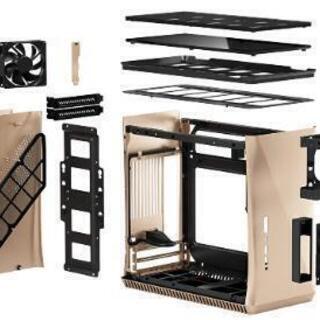 Fractal Design Era ITX Gold TG ミニタワーPCケース FD-CA-ERA-ITX-CHP