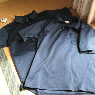 【ネット決済・配送可】丘中学の夏の制服のポロシャツ