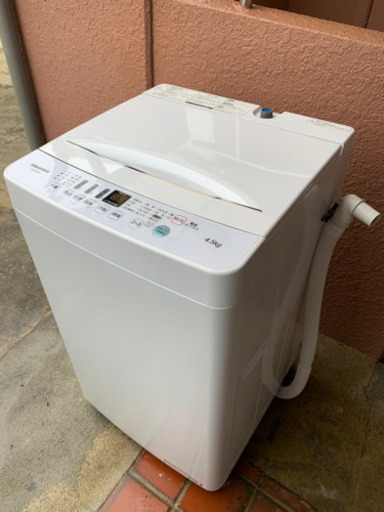 【値下げしました】全自動洗濯機 2020年製 美品 ハイセンス HW-K45E 掃除済