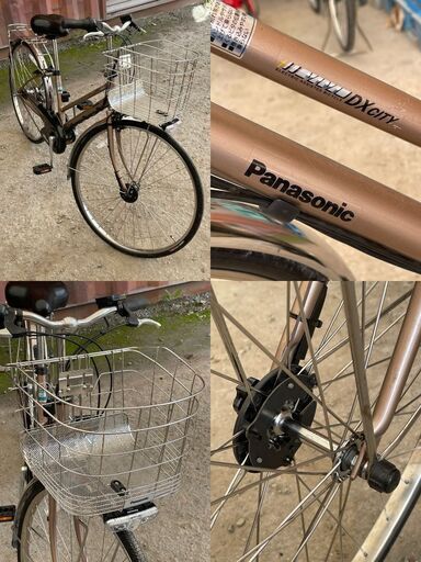 パナソニック 電動アシスト自転車 ビビDX CITY 27インチ バッテリー