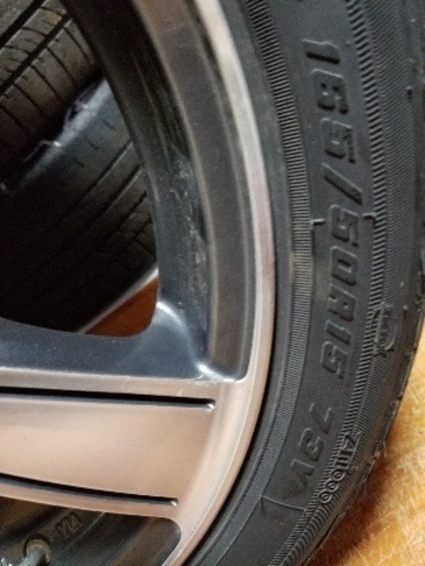 タイヤ&ホイールset《165／50R15》中古品 (nono) 宜野湾のタイヤ  