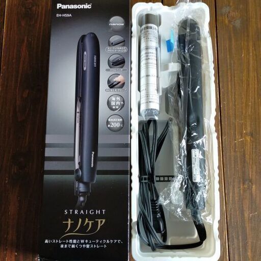 Panasonic EH-HS9A-K ナノケア ストレートアイロン