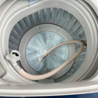 ■都内近郊無料で配送、設置いたします■美品　2019年製　洗濯機　AQUA　AQW-BK45G(FB)　4.5キロ■AQ04