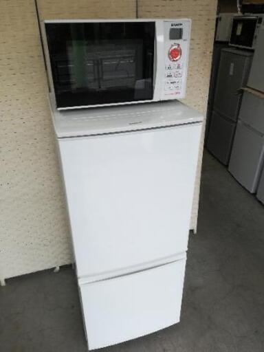 【配送無料】⭐シャープセット⭐シャープ冷蔵庫137L＋シャープ電子レンジ⭐JR05