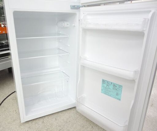 2ドア冷蔵庫 130L 2020年製 JR-N130A ハイアール 100Lクラス ホワイト