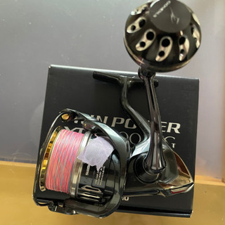 シマノ ツインパワーXD C5000XG 社外ハンドルノブ付き