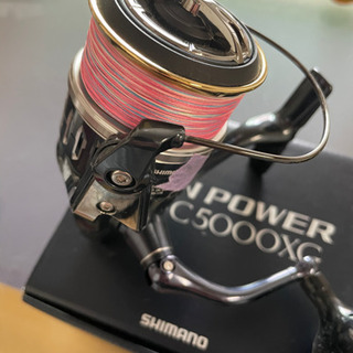 シマノ ツインパワーXD C5000XG 社外ハンドルノブ付き