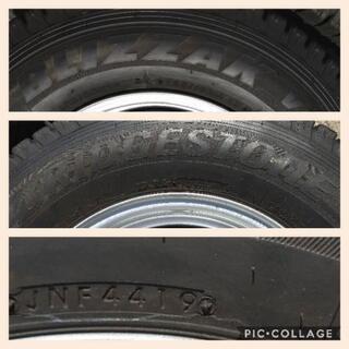 BRIDGESTONEボンゴトラックホイール付きスタッドレスタイヤ