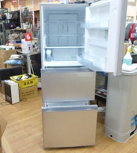 3ドア冷蔵庫 330L 2018年製 TOSHIBA GR-K33S ベジータ 自動製氷 3ドア冷蔵庫 330L 2018年製 TOSHIBA GR-K33S ベジータ 自動製氷