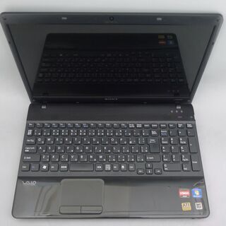 【送料無料】1台限定 ノートパソコン 中古動作良品 15.5型 SONY VPCEE47FJ AMD 4GB 640GB 無線 カメラ Windows10 テンキー付 LibreOffice SONY（ソニー） 中古ノートパソコン Windows 10 office搭載 15.5型