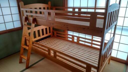 【終了】木製 すのこ 2段ベッド