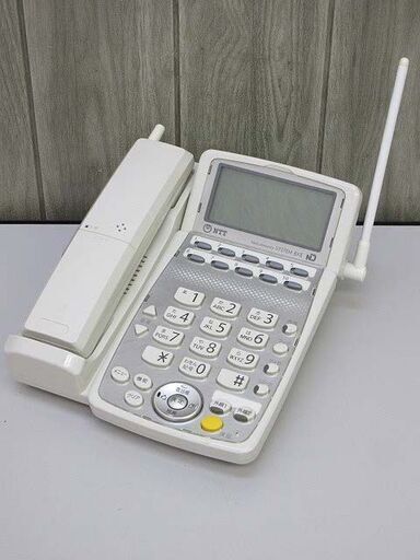 ss1388　中古　NTT　ビジネスホン　BX2-CCLTEL-(1)(W)　ビジネスフォンネットコミュニティシステムBX2　10ボタンカールコードレス電話機無線タイプ　白　電話　オフィス用　会社用　業務用　電話機　ホワイト