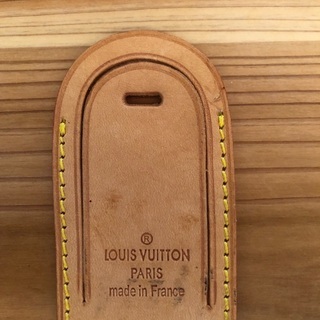 【ネット決済・配送可】LOUIS VUITTON ネームタグのみ