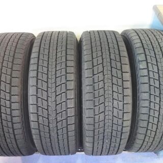 冬17インチ 2019年 ハリアー RAV4 エクストレイル CX-5 マツダ CX5 ヴァンガード　2019yスタッドレスタイヤ【~90％富山】225/65R17 日本製 ダンロップ SJ8 中古4本
