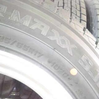 冬17インチ 2019年 ハリアー RAV4 エクストレイル CX-5 マツダ CX5 ヴァンガード　2019yスタッドレスタイヤ【~90％富山】225/65R17 日本製 ダンロップ SJ8 中古4本
