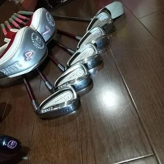 【値下げ】クラブ　セット　リンクス　セントアンドリュース　レディース　9本　バッグとカバー付き　美品