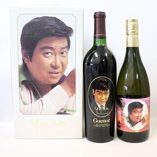 希少レア品　裕次郎メモリアルBOX ワイン1本・日本酒1本合計2...