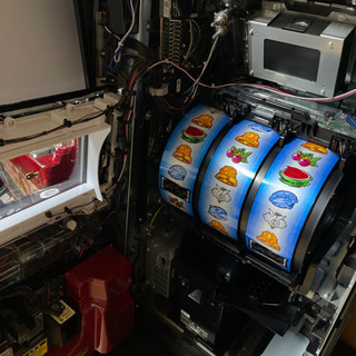 パチスロ実機 エウレカセブン3 コイン不要機 家庭用電源対応