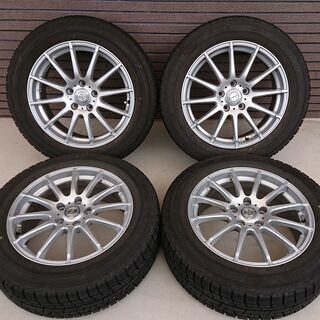【中古】YOKOHAMA　スタッドレスタイヤ（ホイール付き）　ice GUARD IG50　17インチ　215/60R17 