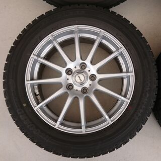 【中古】YOKOHAMA　スタッドレスタイヤ（ホイール付き）　ice GUARD IG50　17インチ　215/60R17 