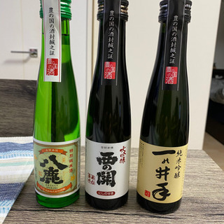 【ネット決済】日本酒2本、清酒1本　一合瓶