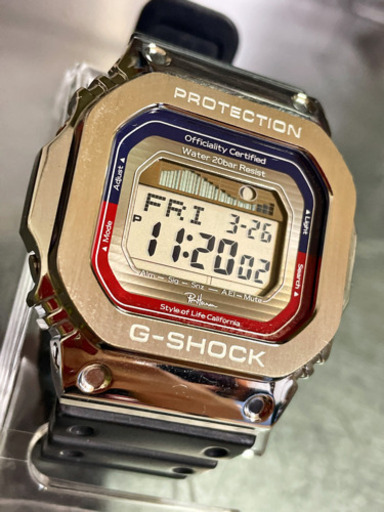 【極美品】【送料無料】G-SHOCK GLX-5600 Ron Herman（ロンハーマン）コラボ silver custom