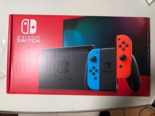 ��新品未開封スイッチ【新モデル】Nintendo Switch Joy-con(L)ネオンブルー/（R）ネオンレッド
