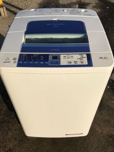 ★HITACHI★７ｋ★全自動洗濯機★６９００円★風乾燥★試運転済み★下見OKです。