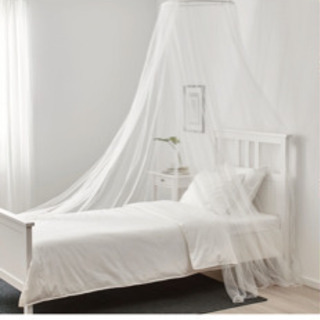 【ネット決済】IKEA BRYNE 天井カーテン　蚊帳　お姫様ベッド