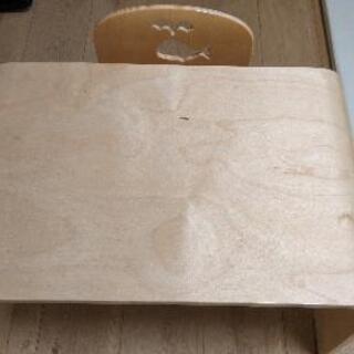 木製キッズテーブルチェアセット