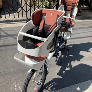 ビッケポーラー　bikke 3人乗り　2人子乗せ　フルセット　雨カバー付き