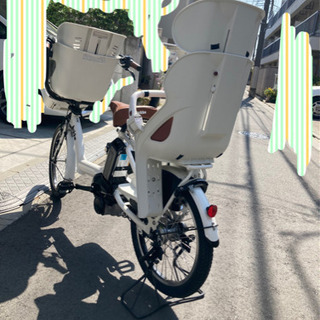 ビッケポーラー　bikke 3人乗り　2人子乗せ　フルセット　雨カバー付き