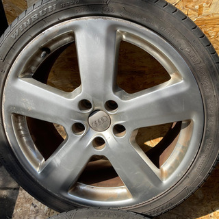 アウディ 純正アルミホイール 235/40R18 夏タイヤ付き - 売ります・あげます